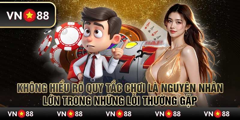 Không hiểu rõ quy tắc chơi là nguyên nhân lớn trong những lỗi thường gặp